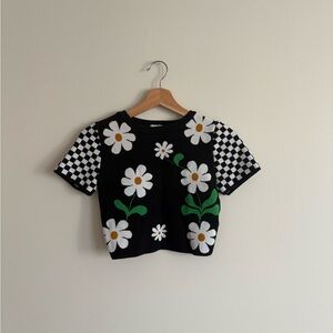 Floral Knit Top